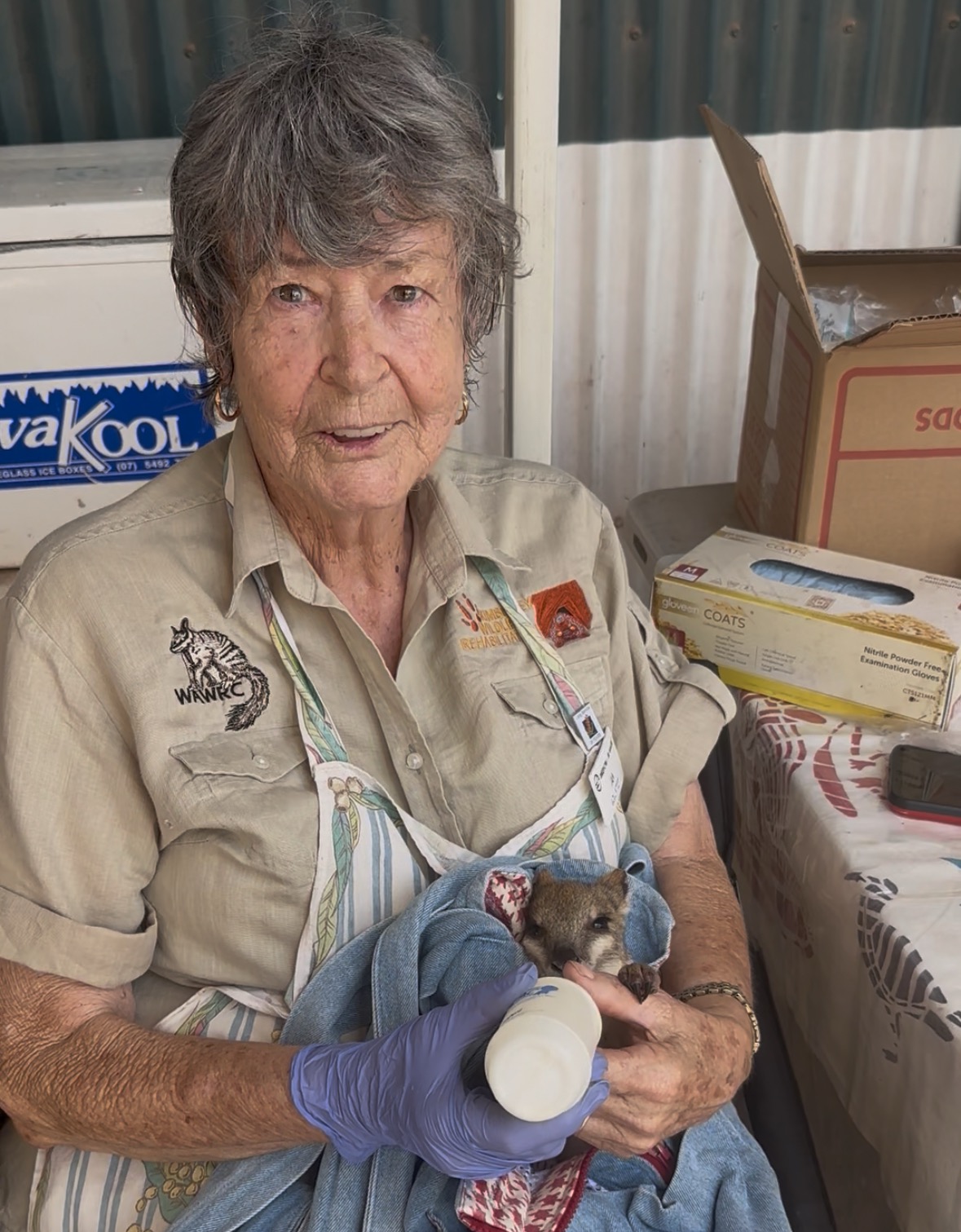 Jan at Kimberley Wildlife Rehabilitation